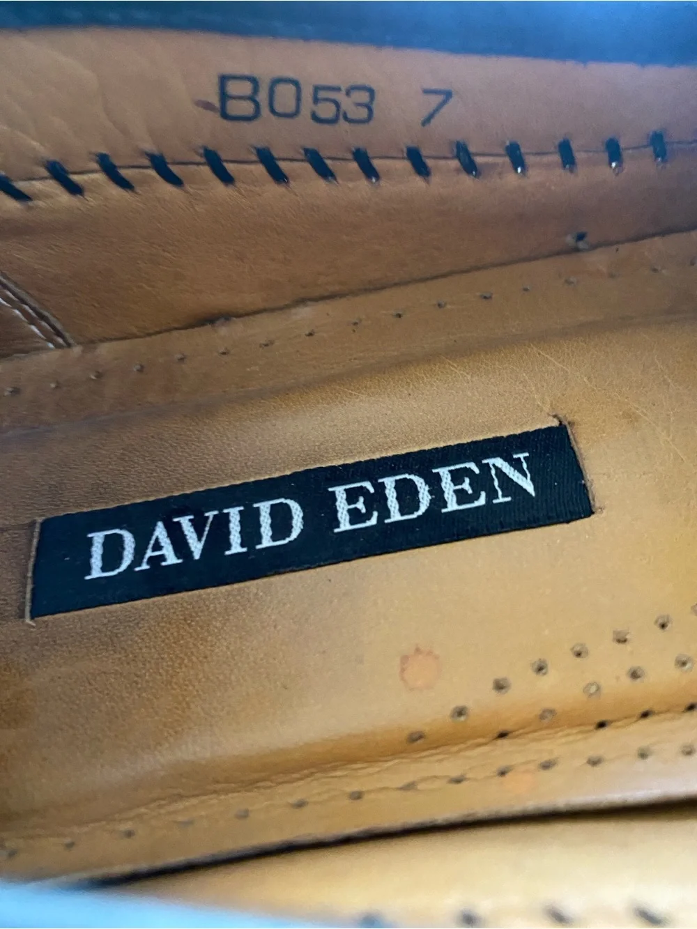David Eden Black Fine Lizard Embossed Handmade Horsebit Loafers Size 7 Men’s